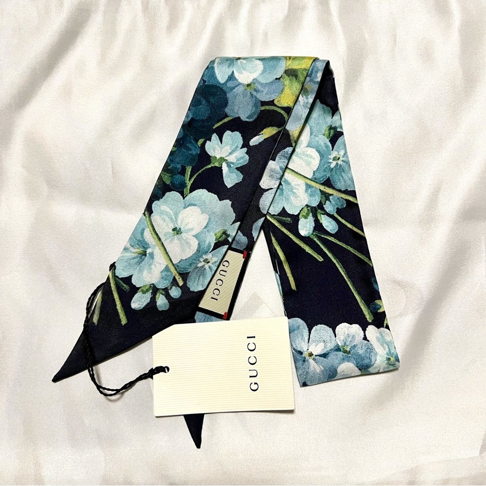 NWT Gucci Silk Blooms Print Bandeau